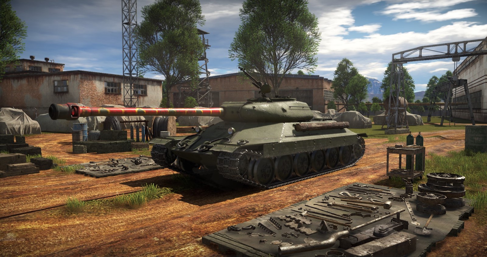 t29 柴油虎 120工程撞锤 is-6 mk5