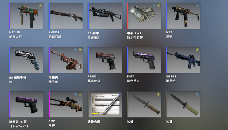 (罗狗)csgo皮肤号国际服,手套号,竞技冷却