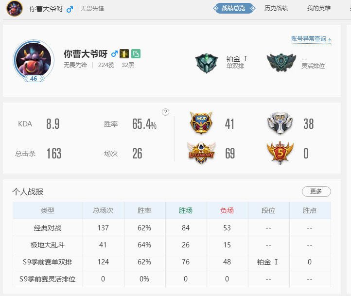 英雄联盟租号