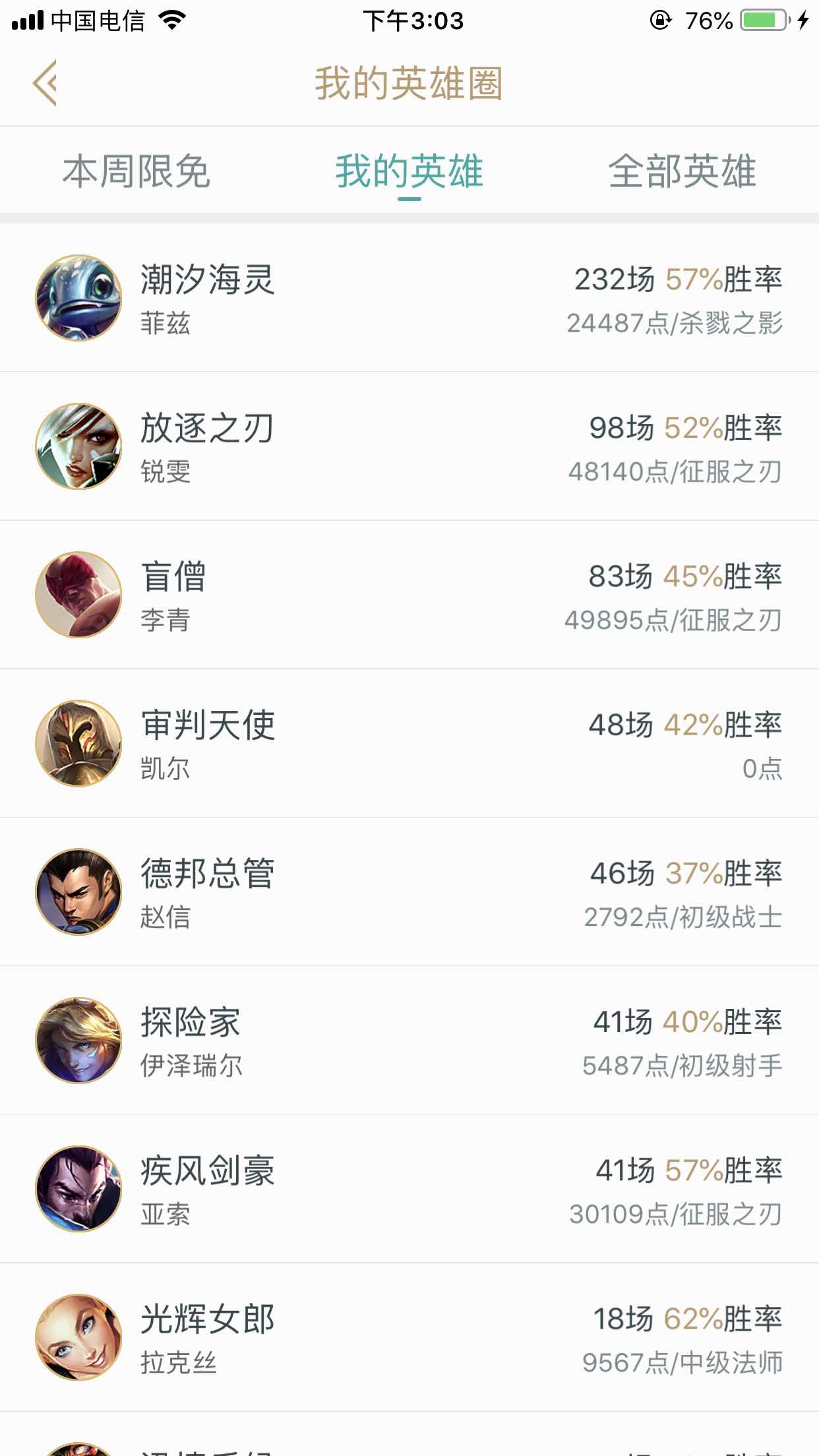 英雄联盟租号