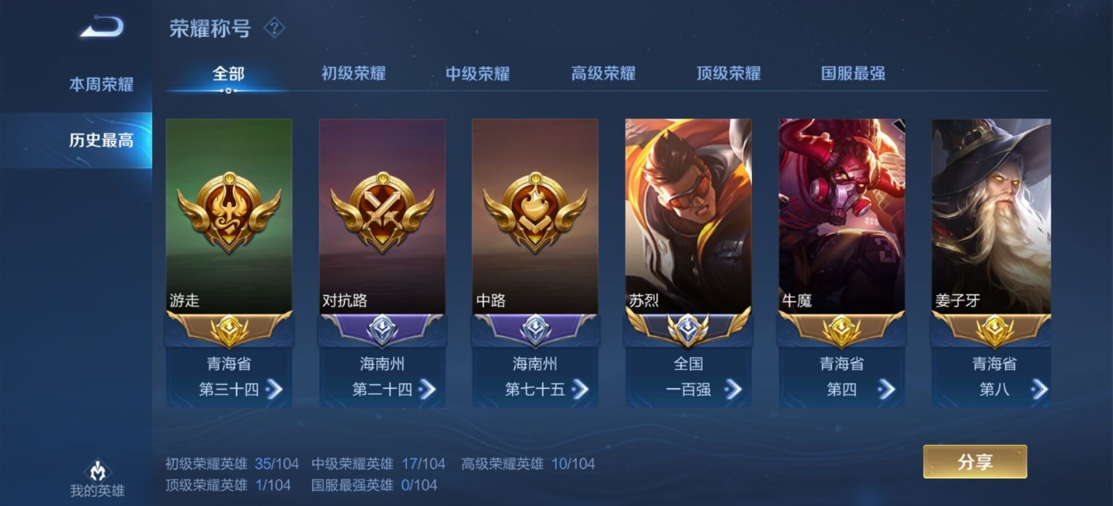 王者荣耀租号