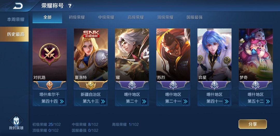 王者荣耀租号