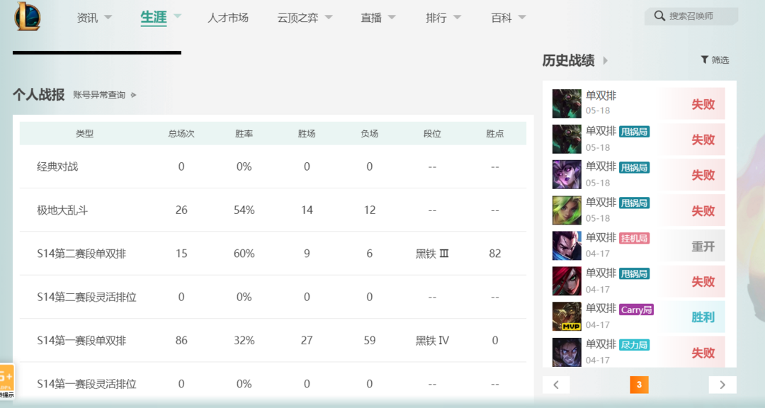 英雄联盟租号