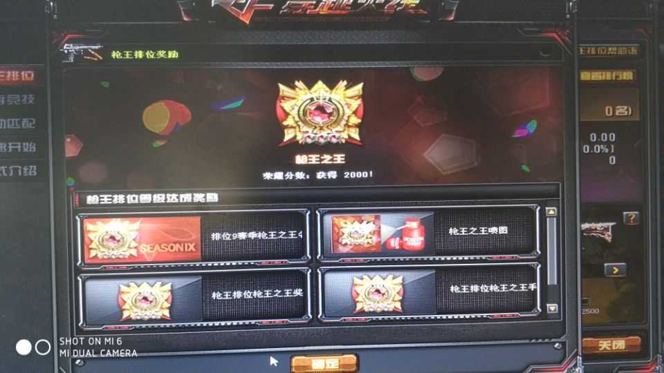 枪王之王!排位前100的号!满级大号!50m4 13cop