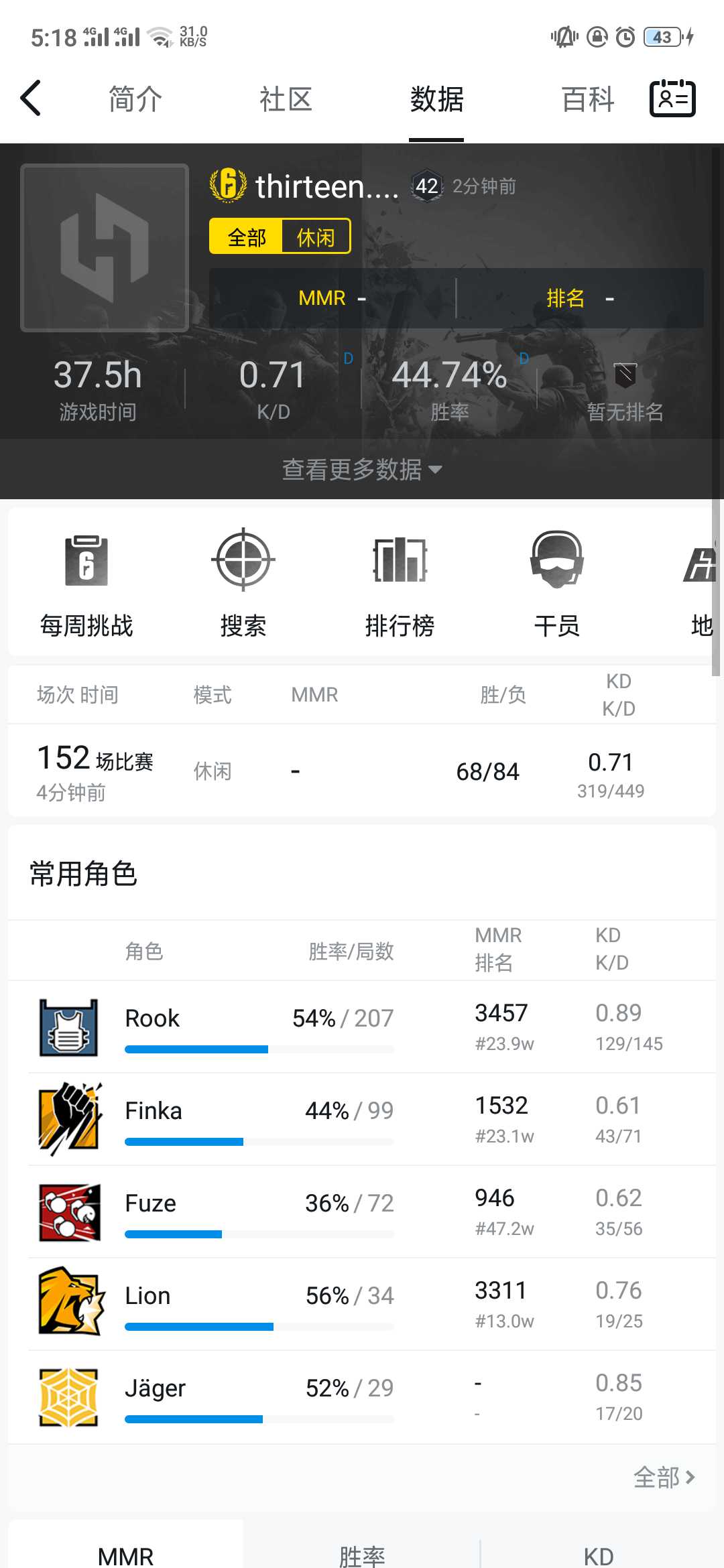 彩虹6号租号