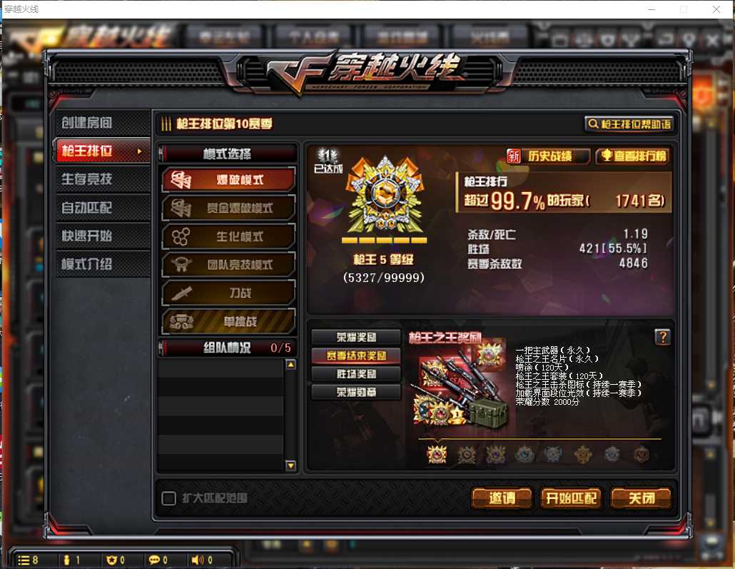 穿越火线租号
