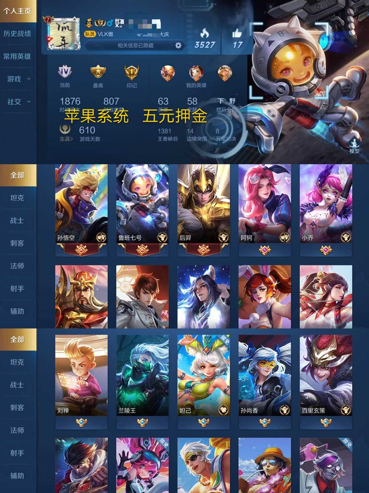 王者荣耀租号