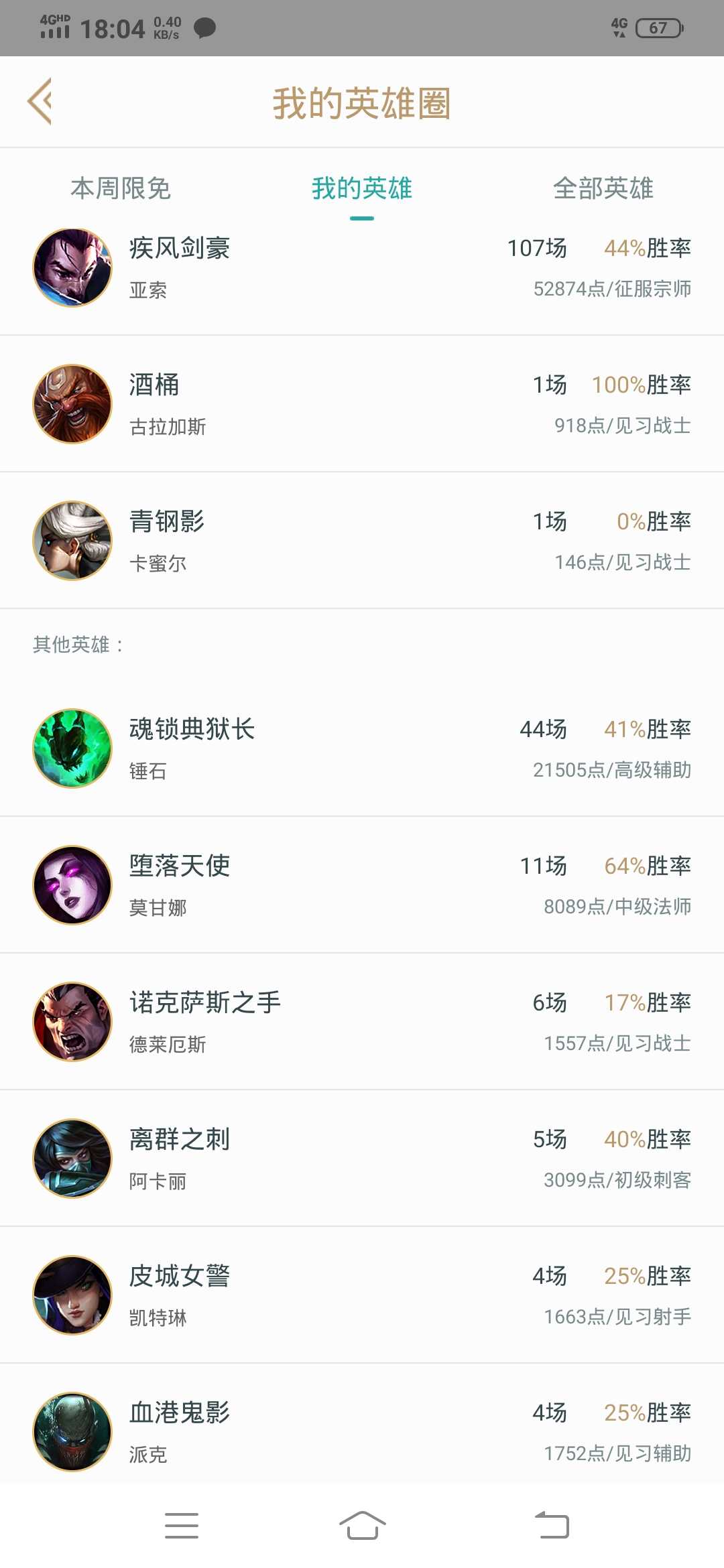 英雄联盟租号