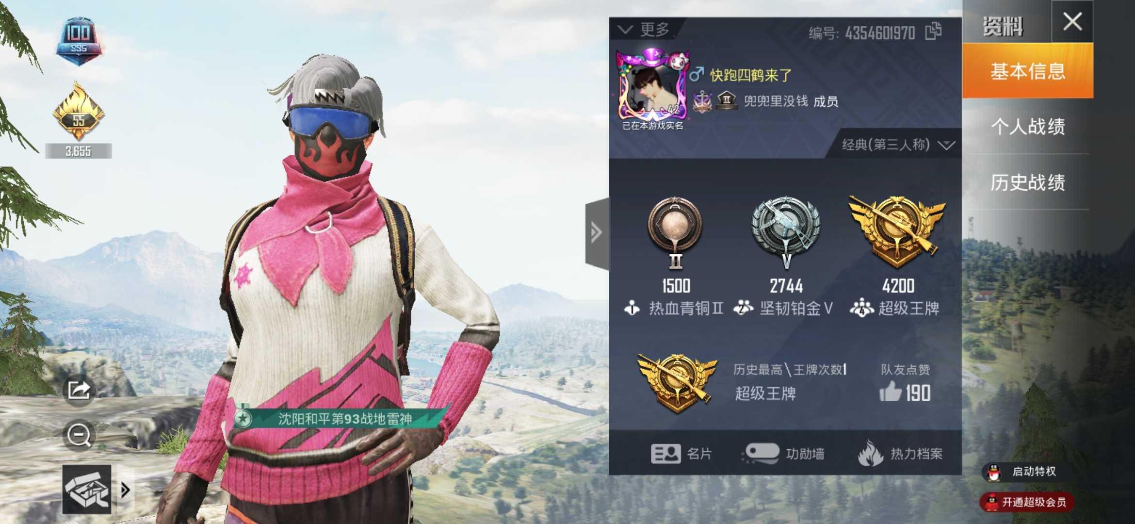 和平精英租号