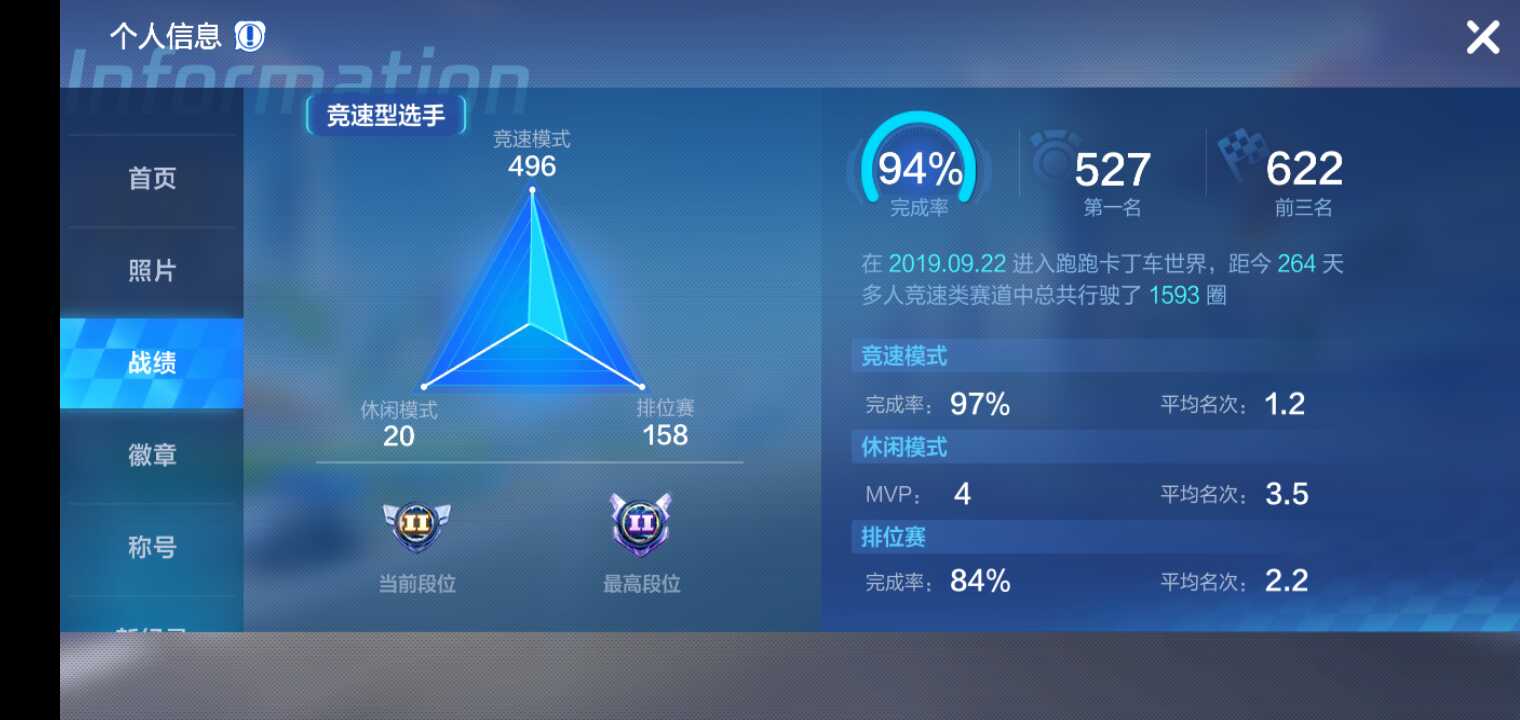 跑跑卡丁车(手游)租号