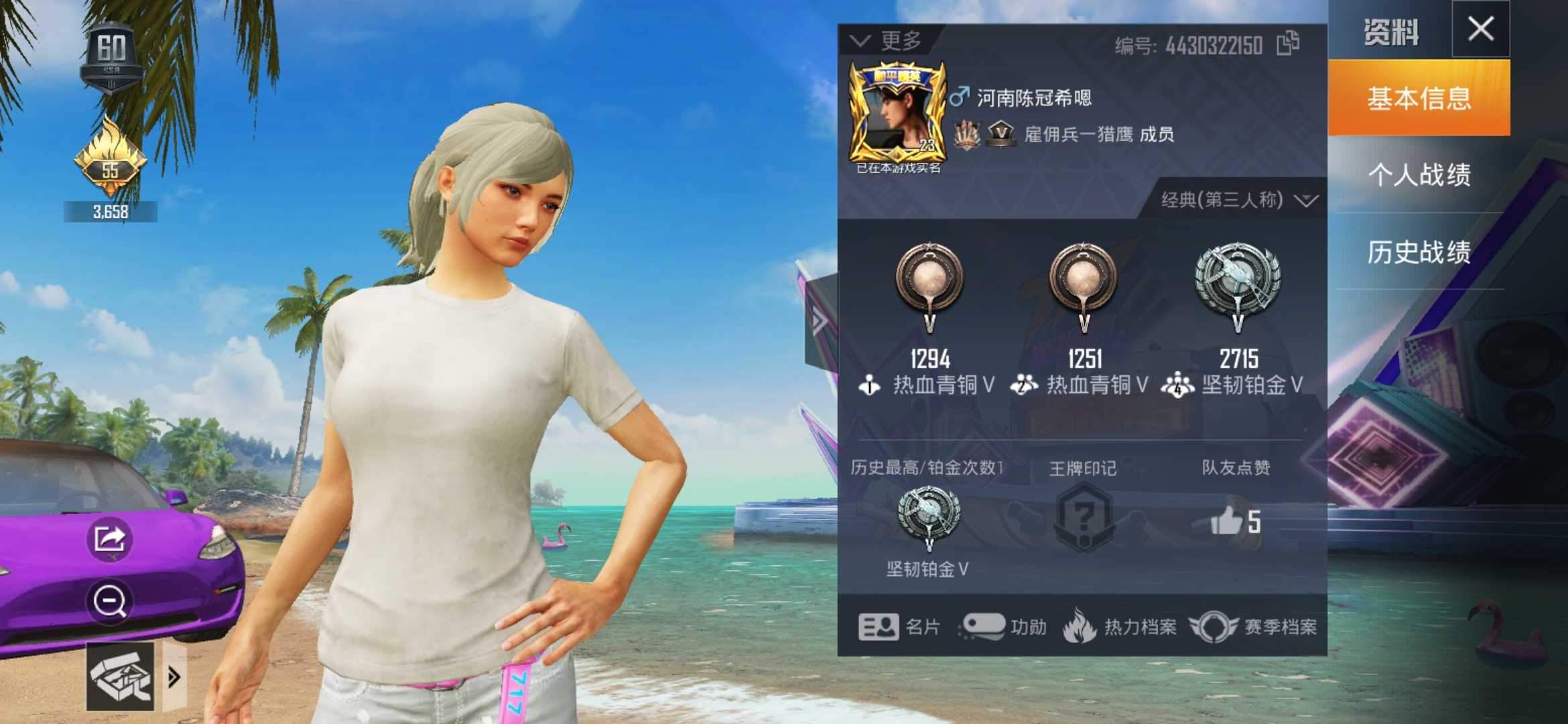 和平精英租号