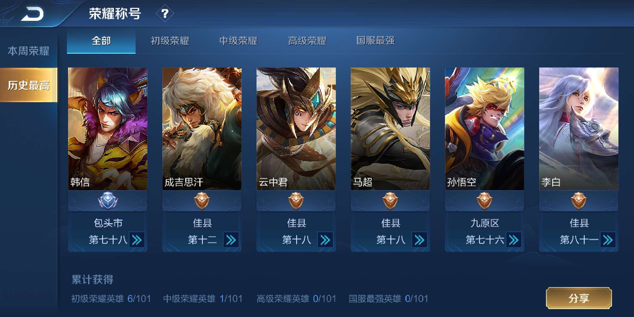 王者荣耀租号