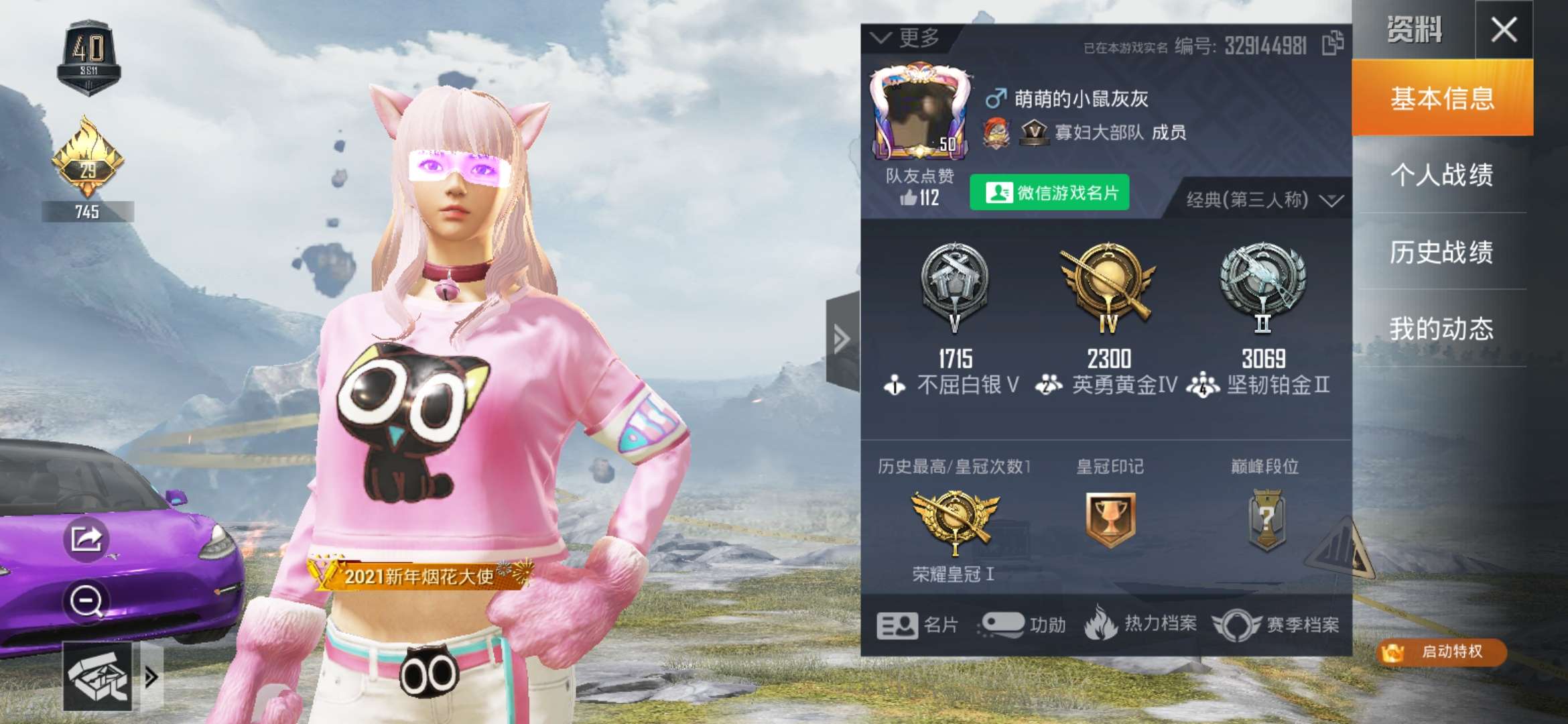 和平精英租号