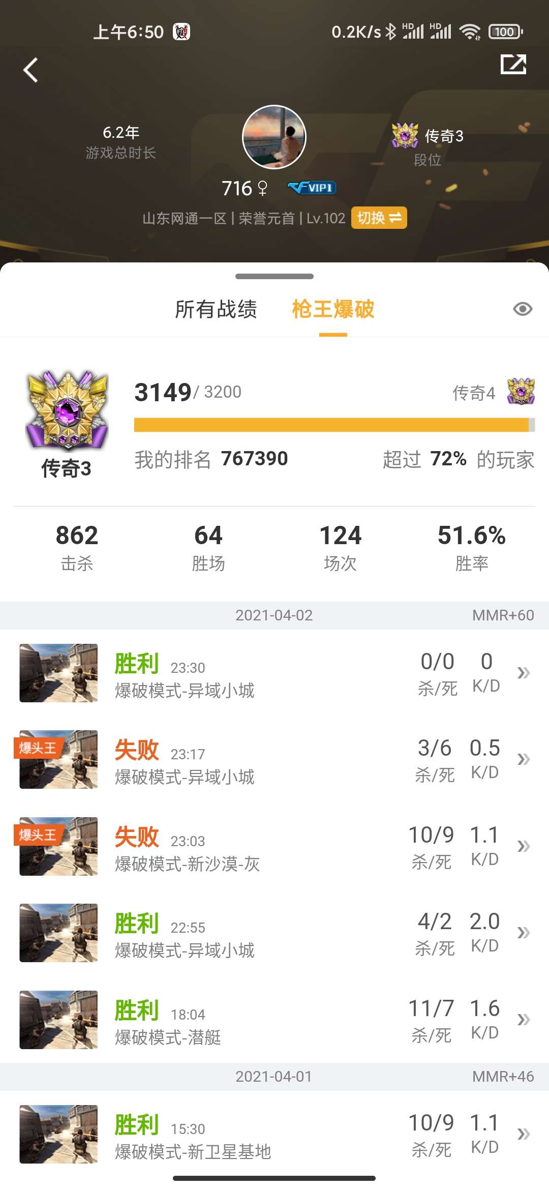 穿越火线租号