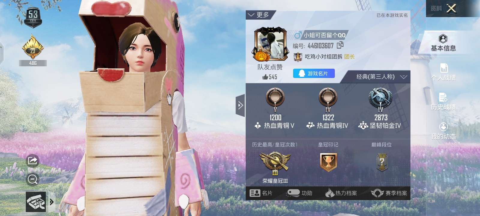 和平精英租号