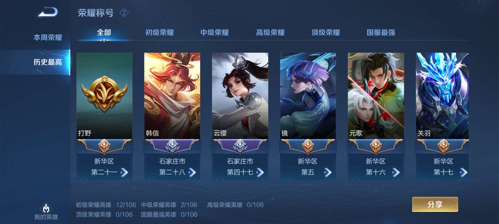 王者荣耀租号