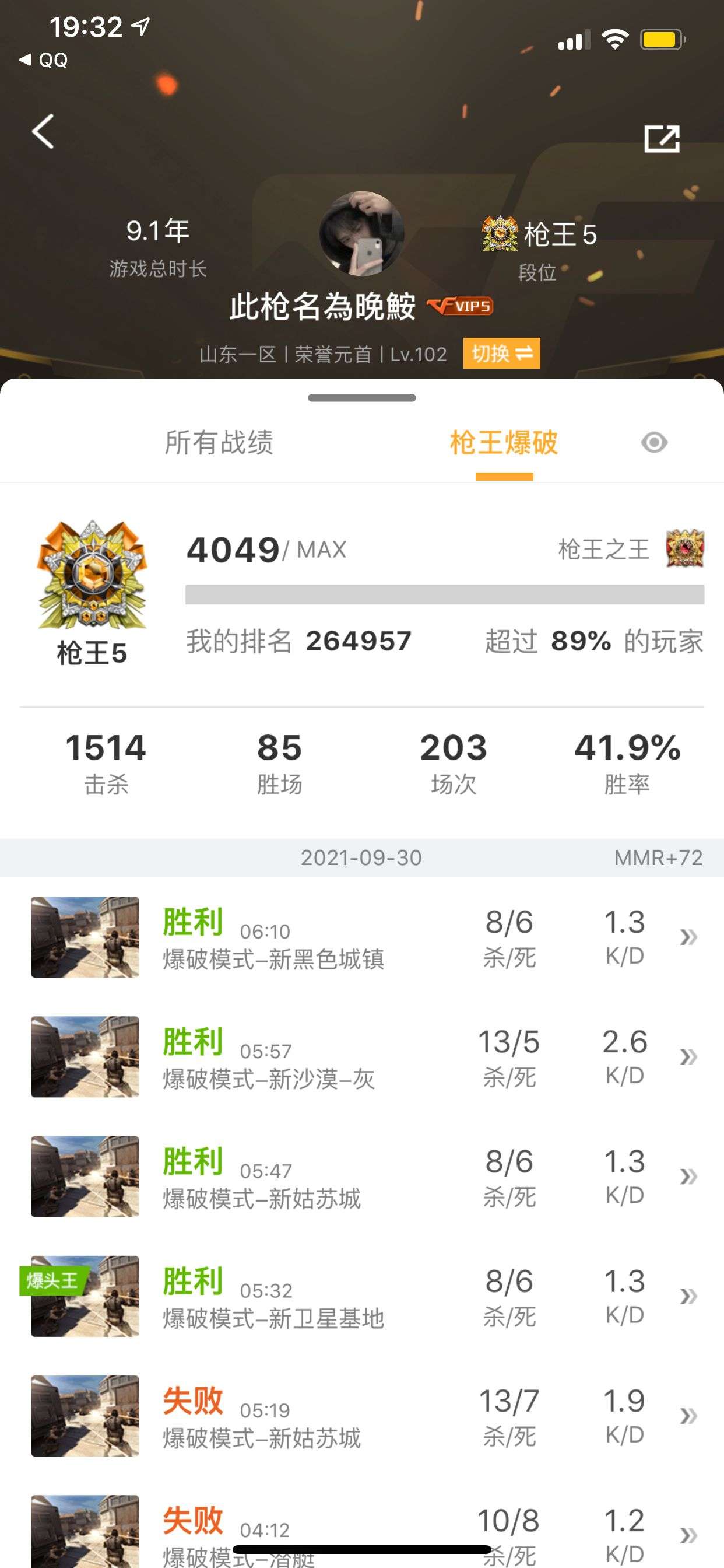 穿越火线租号