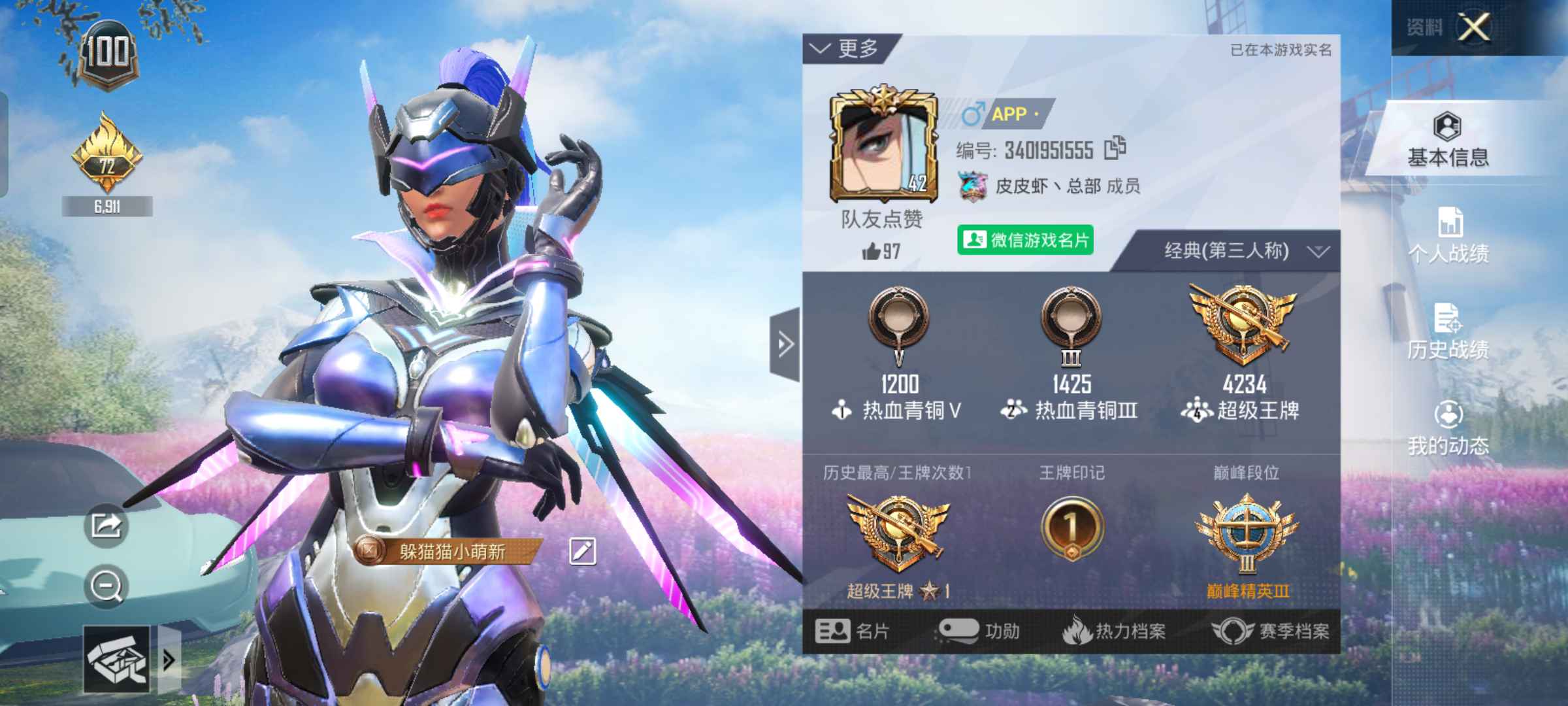 和平精英租号