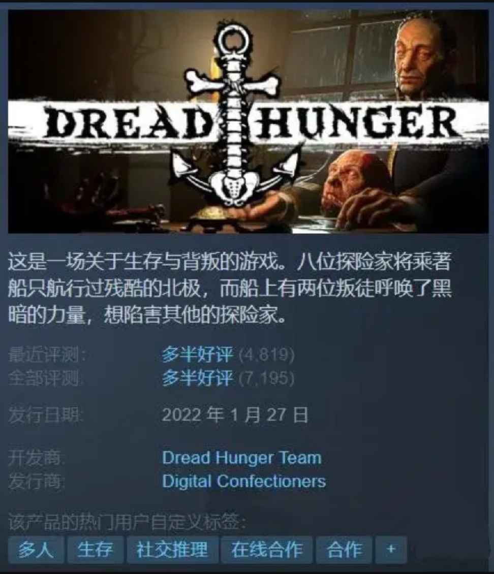 恐惧饥饿Dread Hunge租号