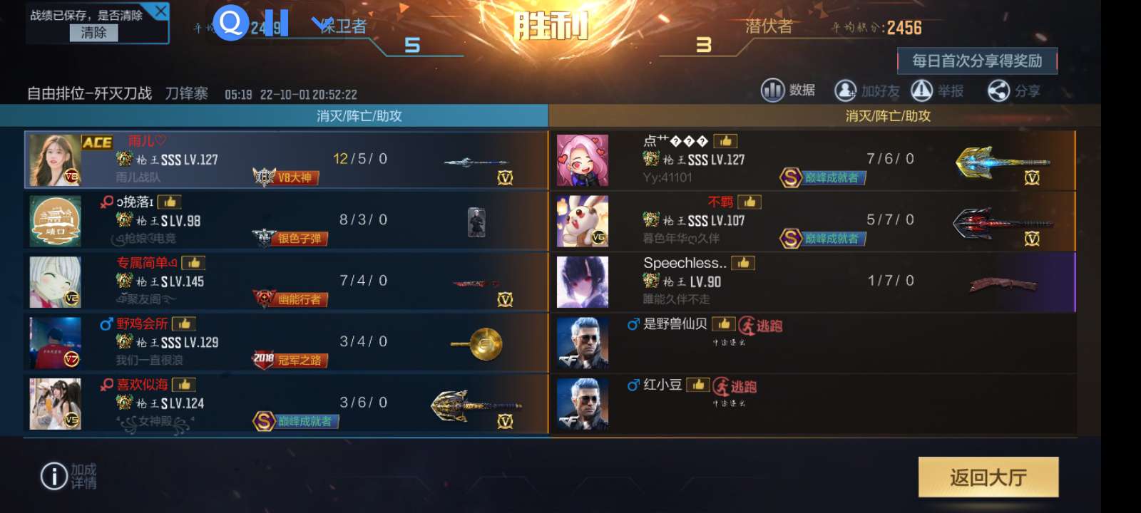 枪战王者租号