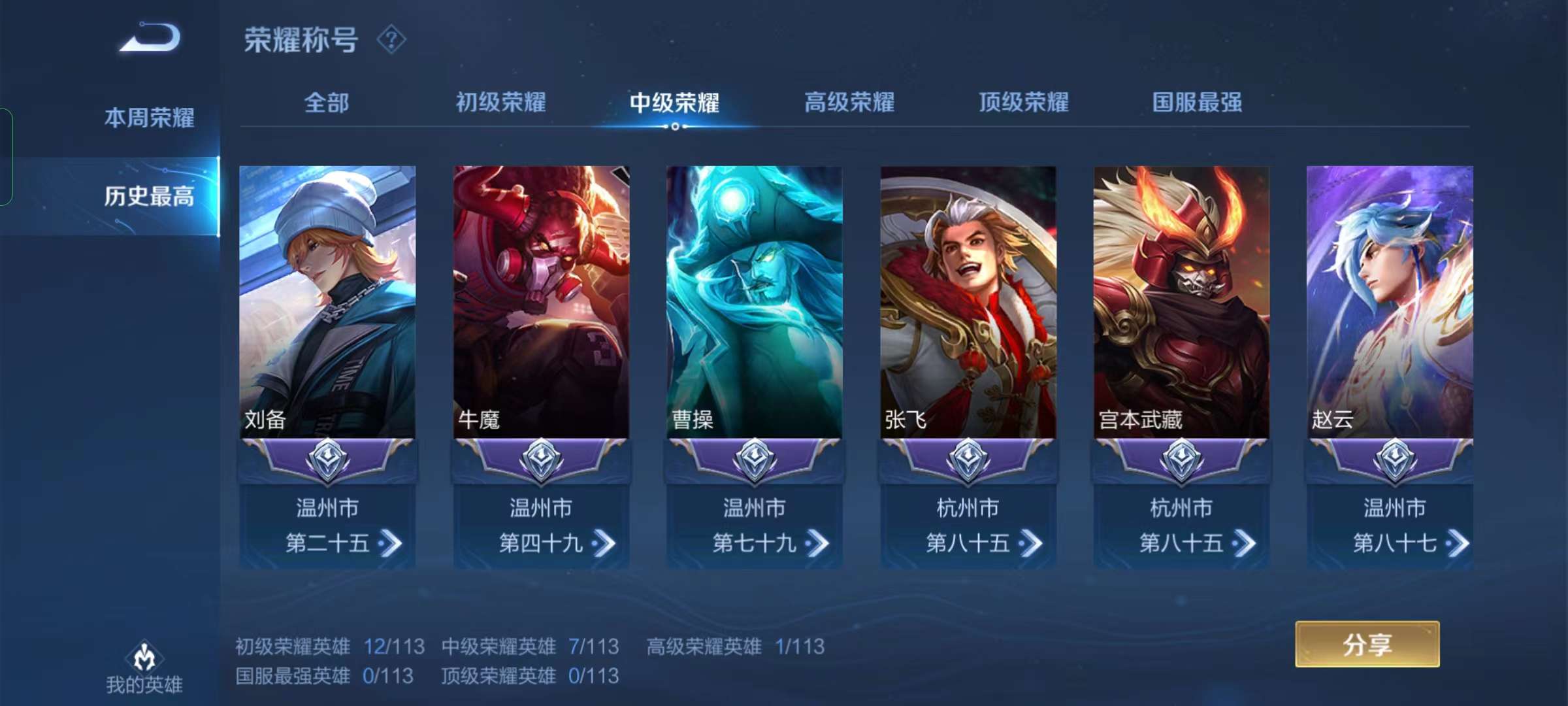王者荣耀租号