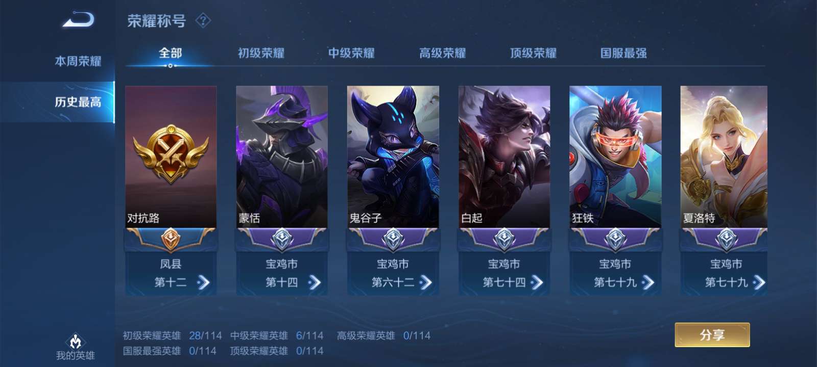 王者荣耀租号