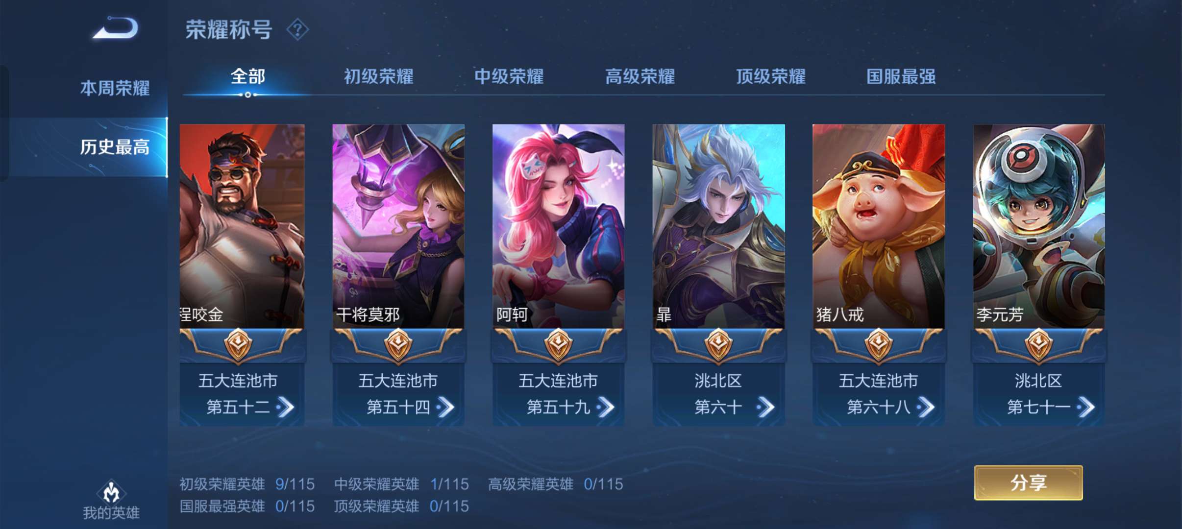 王者荣耀租号