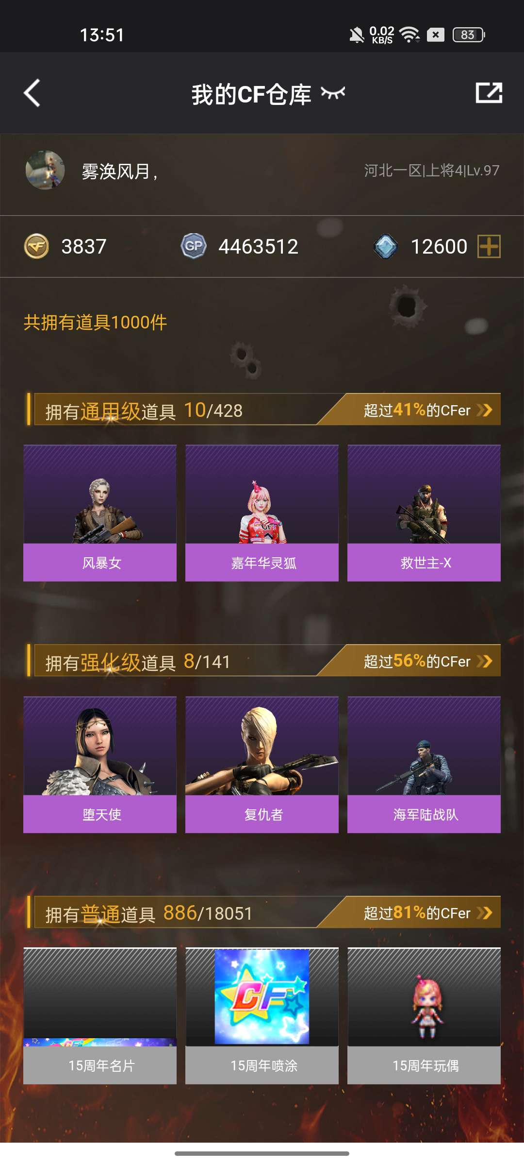 穿越火线租号