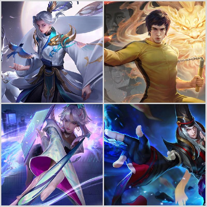【v3 25皮】至尊宝电玩御风骁将天狼绘梦者李小龙