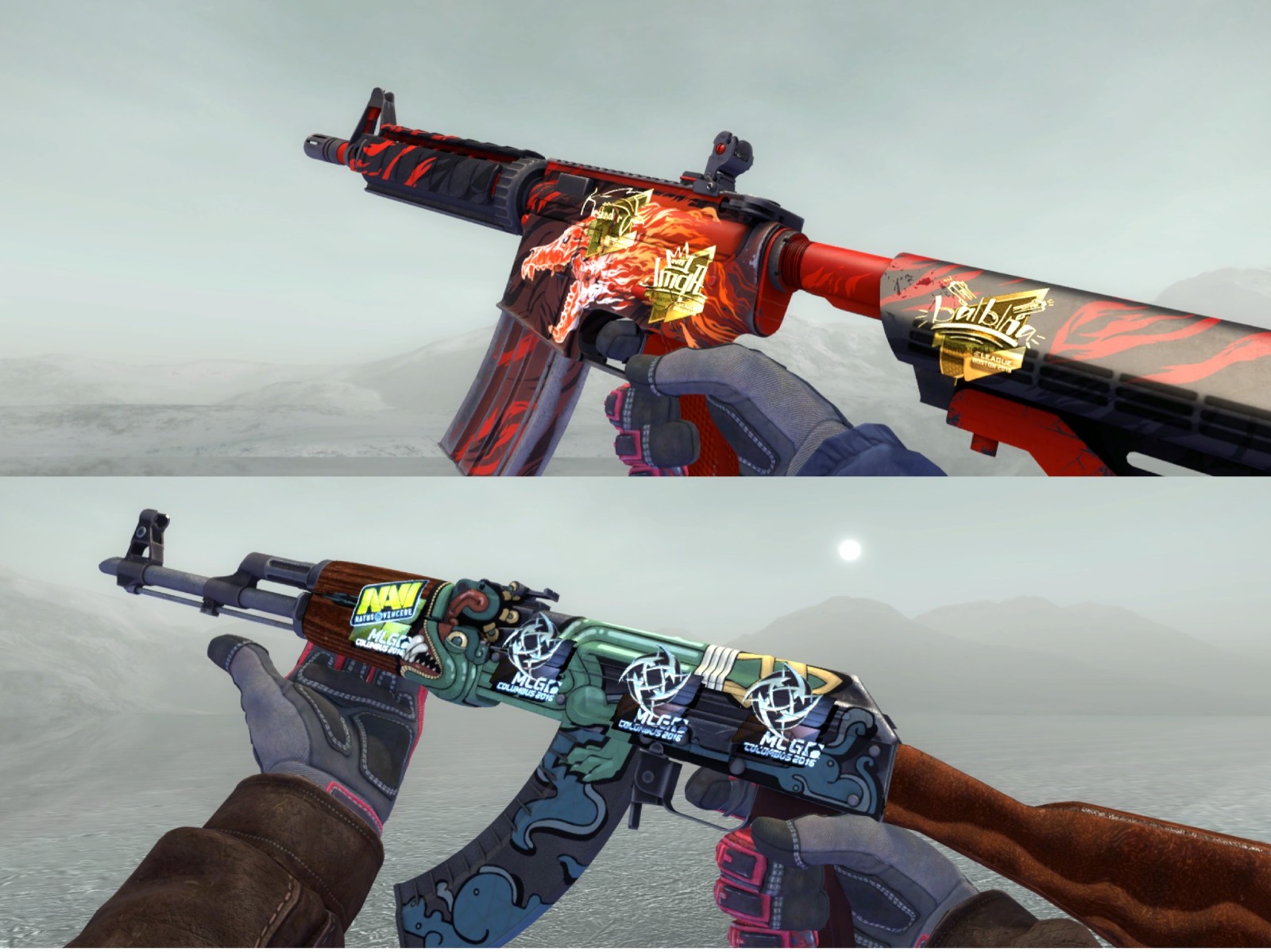 小银极品深红和服 钴蓝骷髅 蓝宝石爪 崭新龙狙 咆哮火蛇