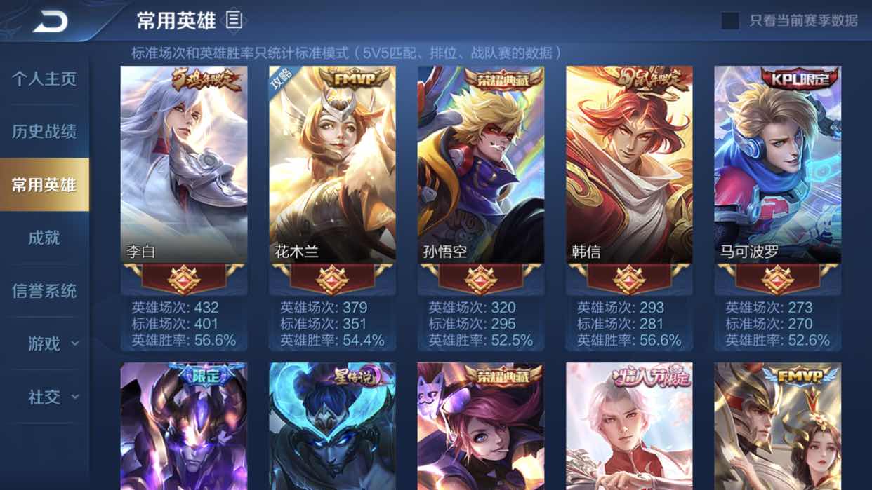 贵10【250皮】9水晶神维龙胆全息飓风时空此王者荣耀账号已出租158次