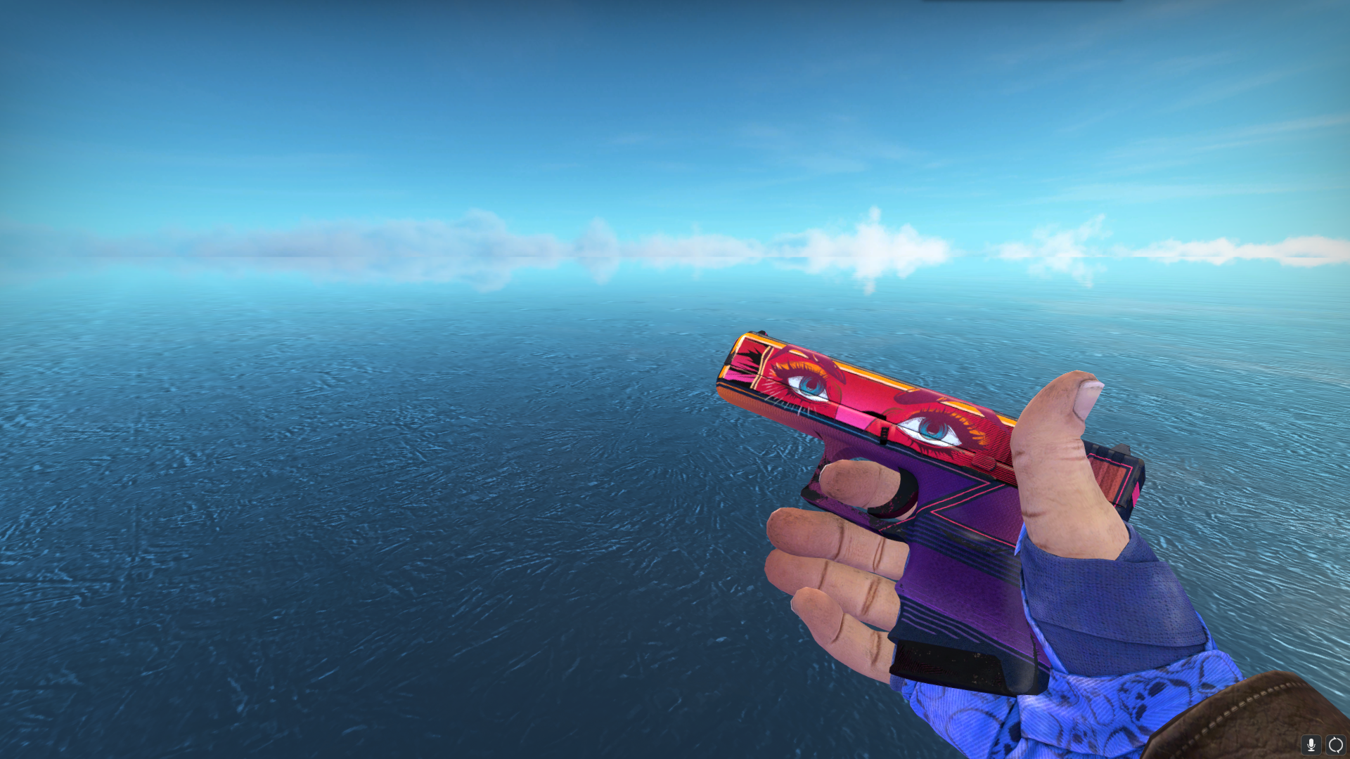 【撒盐】可5e82钴蓝骷髅渐变大理石爪子印花集_csgo_国际服_国际服