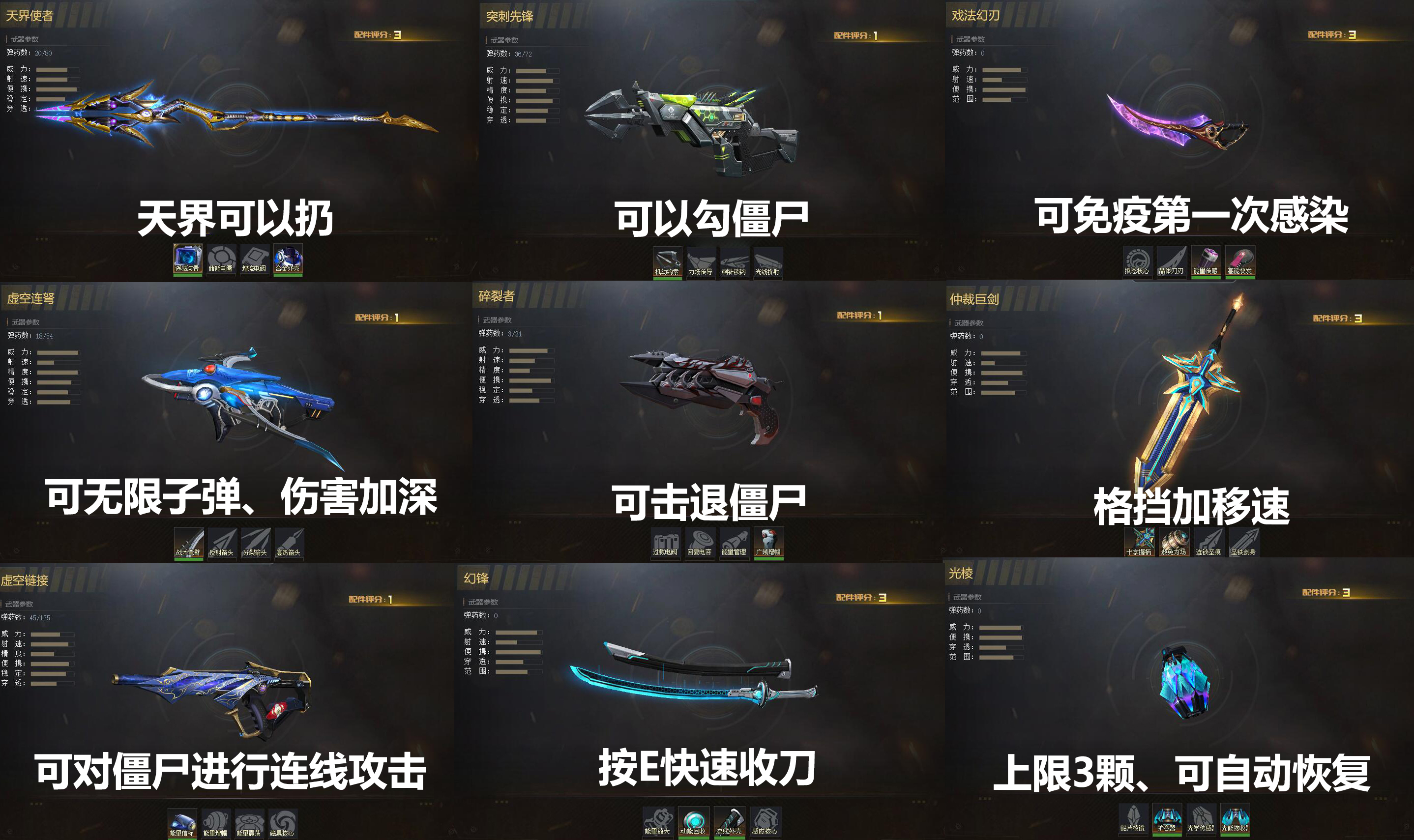 17把配件英雄7366黄7373v73幻锋快收天界可扔_生死狙击_联通