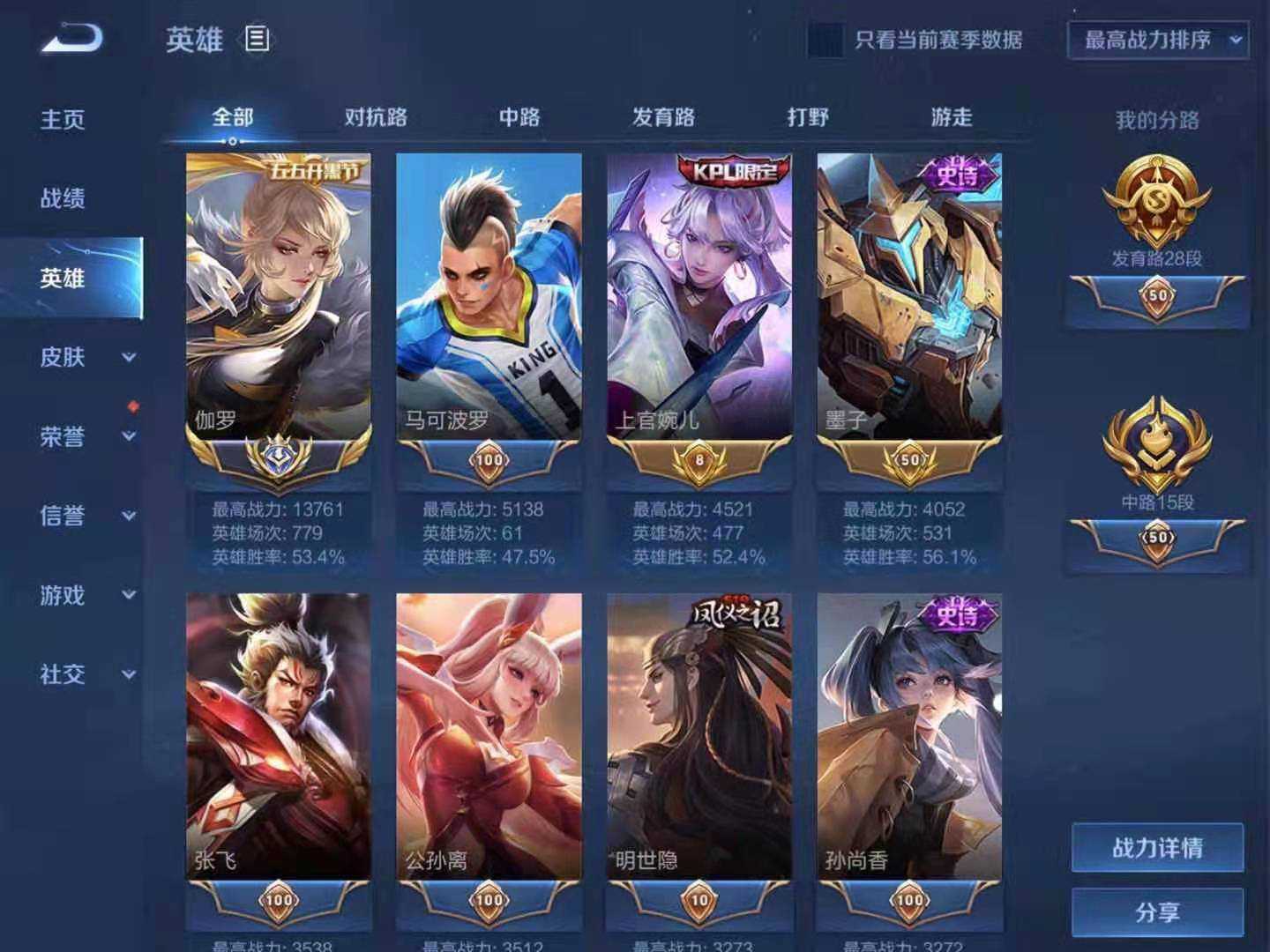 省级伽罗733月国服伽罗73巅峰头像框73可排禁巅此王者荣耀账号