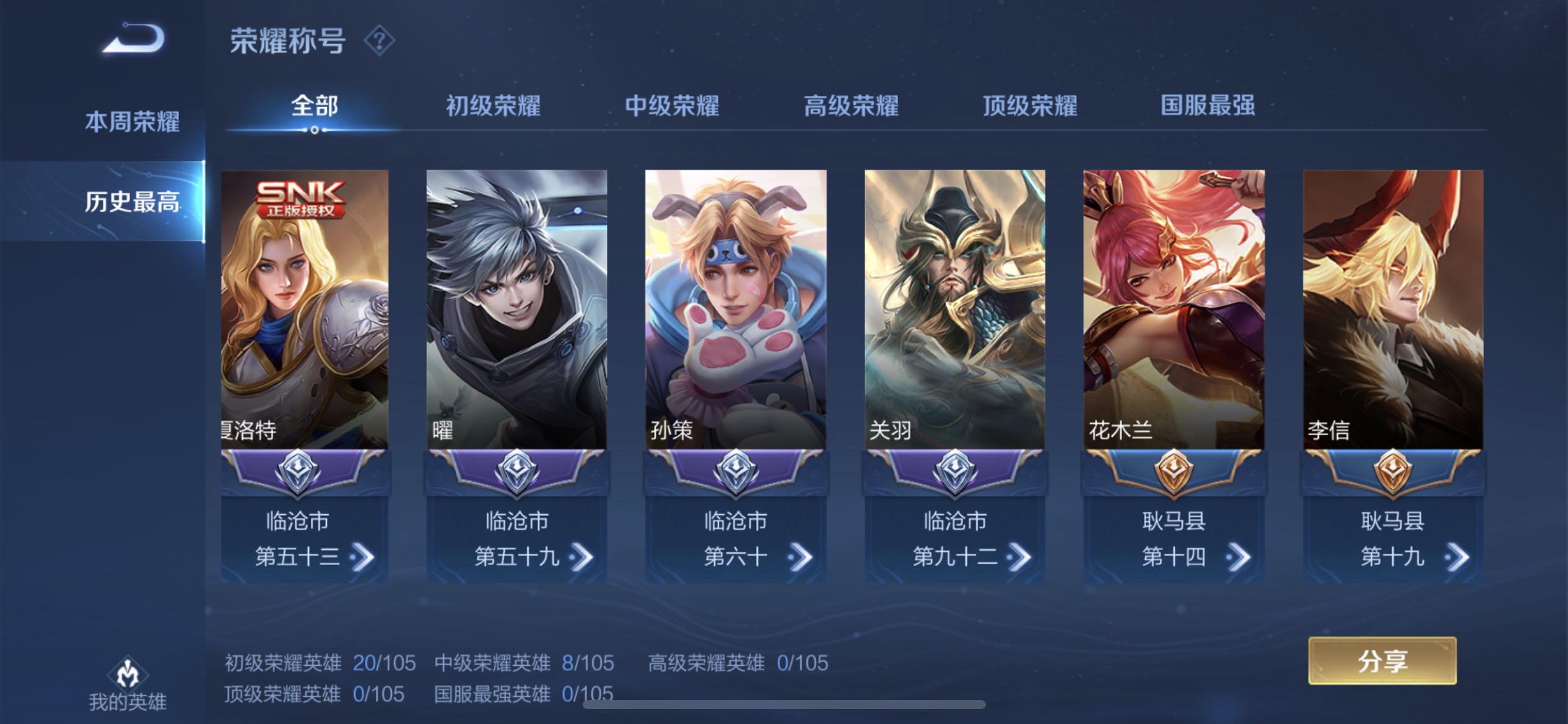 王者荣耀租号