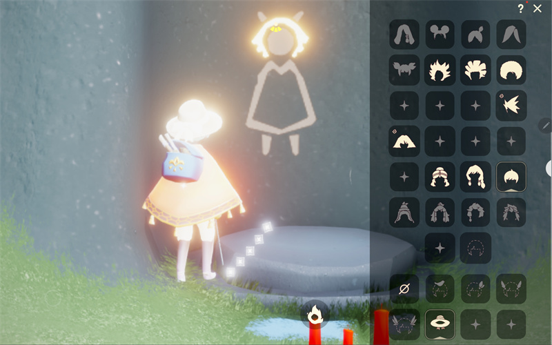 霞谷毕业剑士裤狮子头卡卡平菇公主头书虫正太蝴蝶斗红斗粉斗此光遇