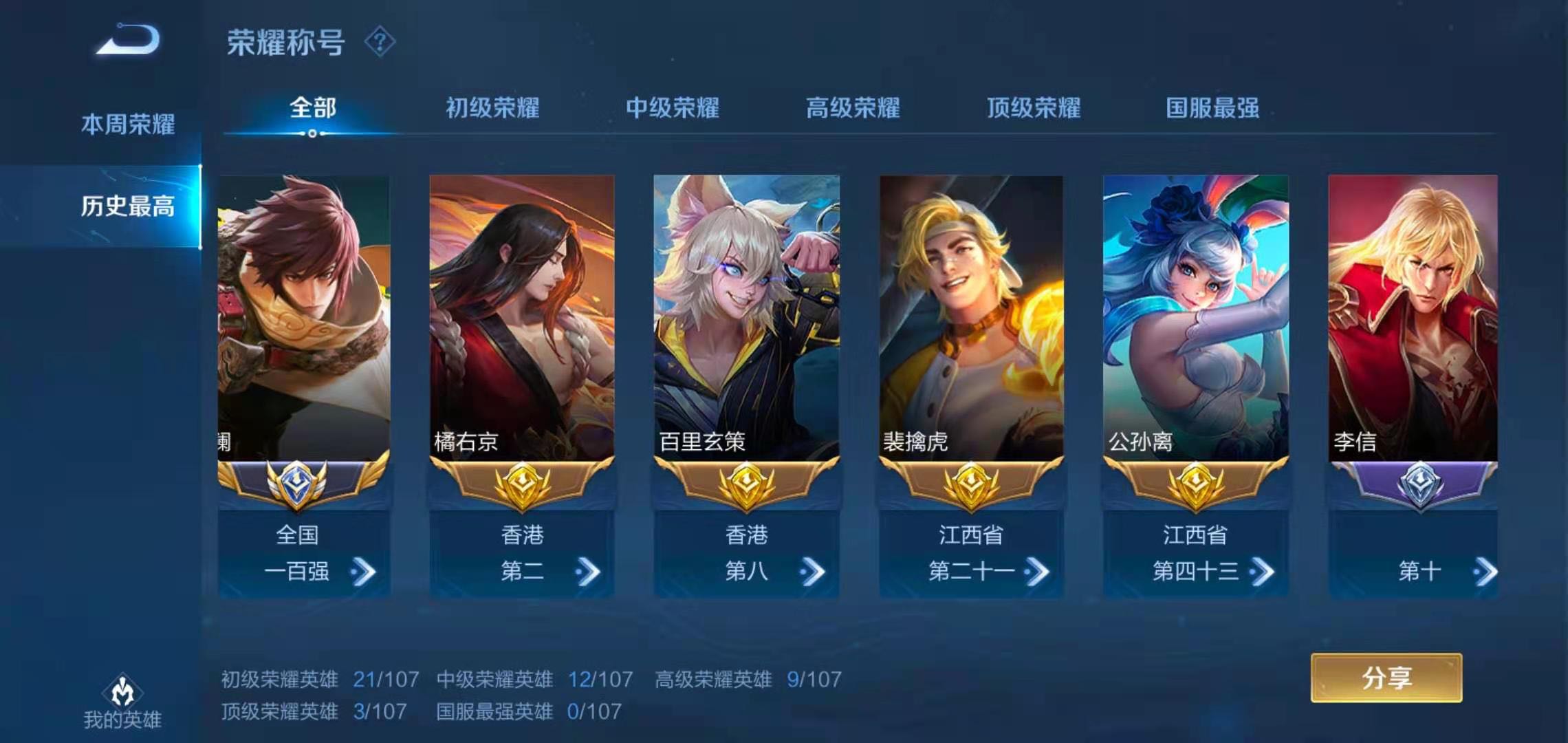 【43皮】诺【历史小国标澜γ马克γ狄仁杰】现在六个省标此王者荣耀