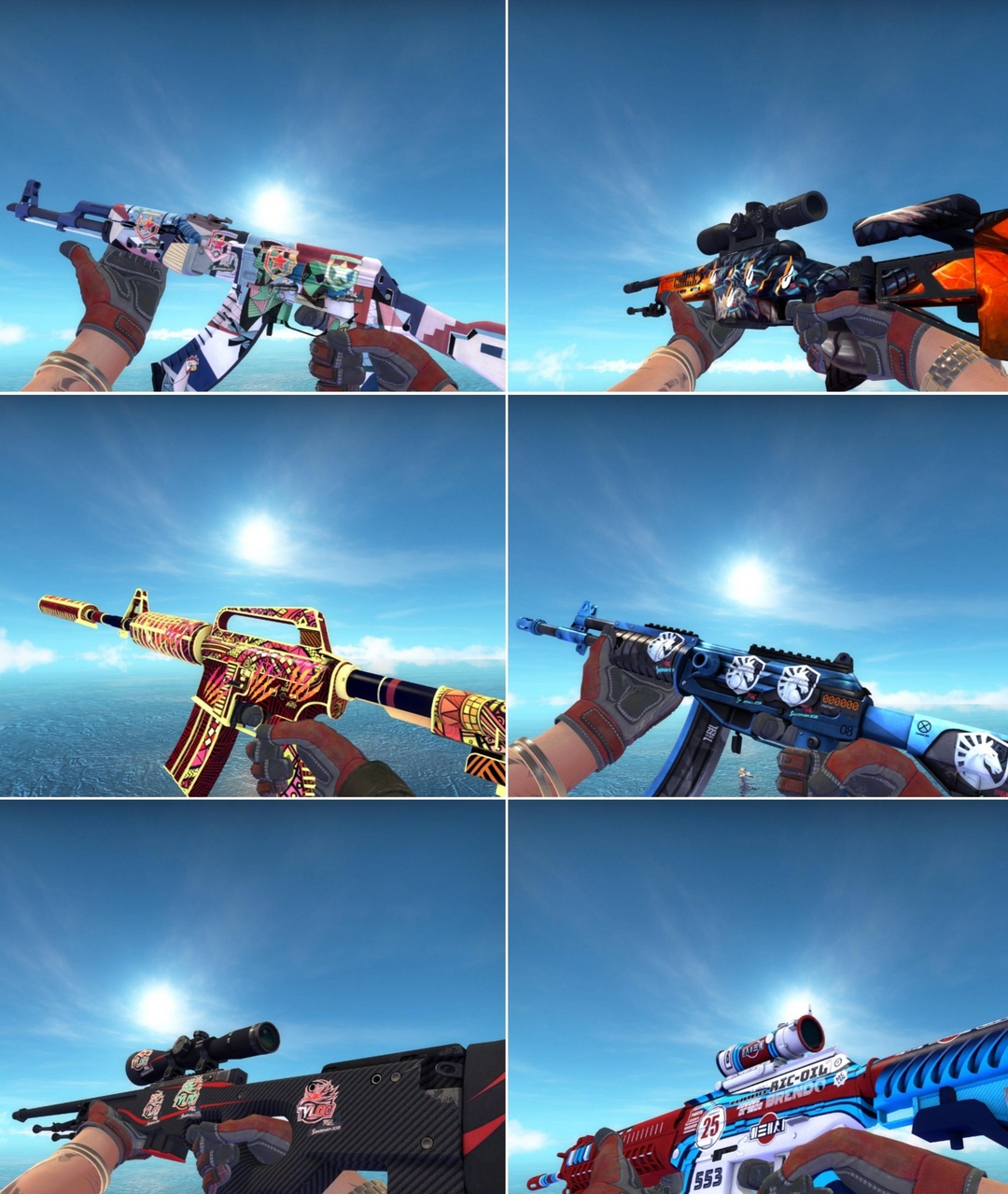 可5e⭐崭新蝴蝶刀红网深红手套抽象派钻蓝沙鹰红色全息套装此csgo