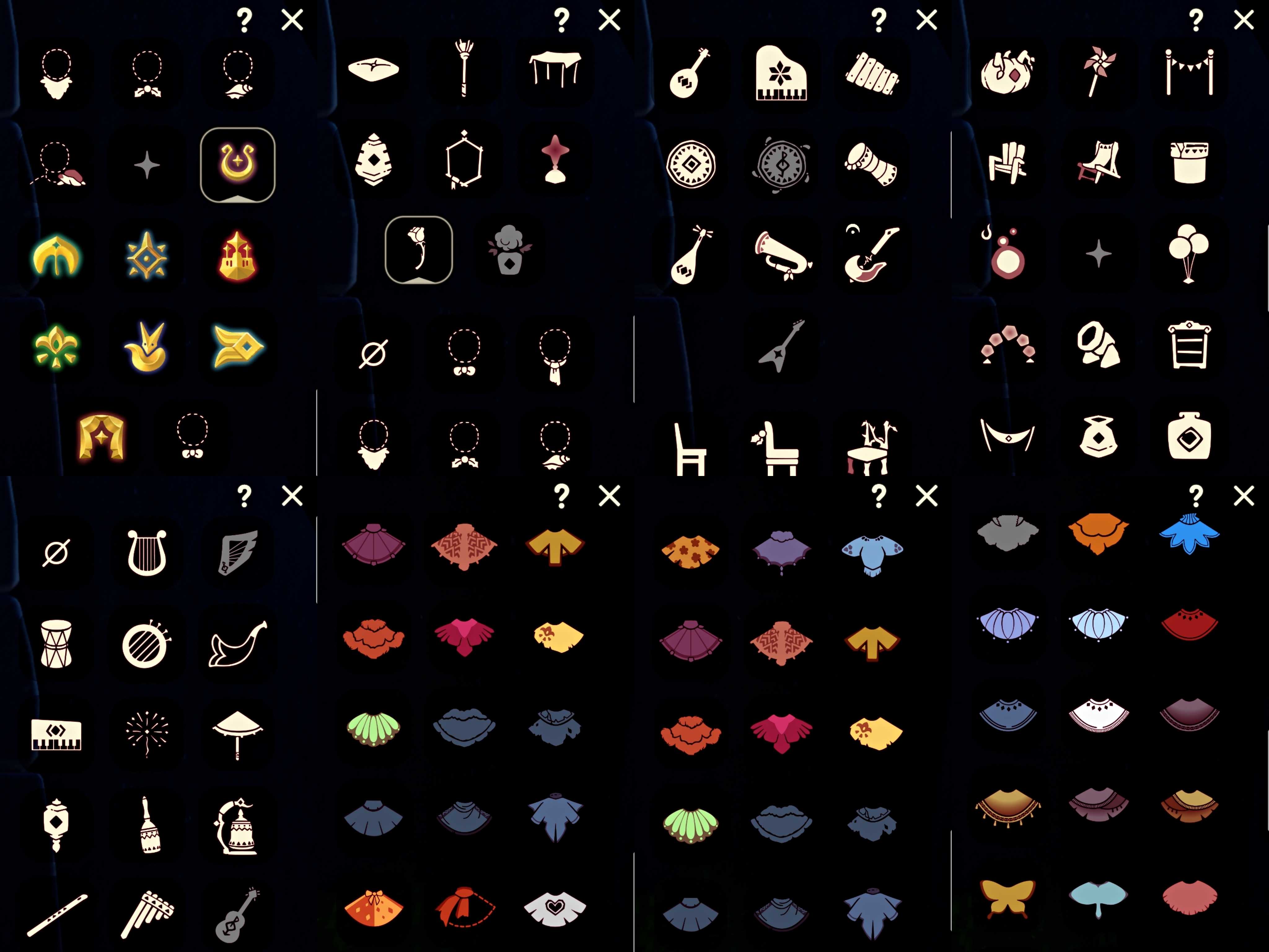 十季白枭魔法耳坠·乌师蝙蝠绊爱鹿角雨伞阿努比斯玫瑰武士裤此光遇