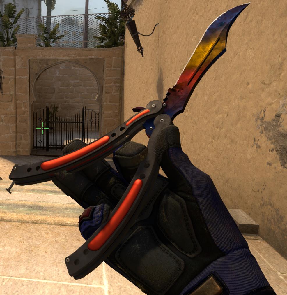 可5e/完美/渐变大理石蝴蝶刀/渐变之色/印花集/燃料/暴怒此csgo账号已