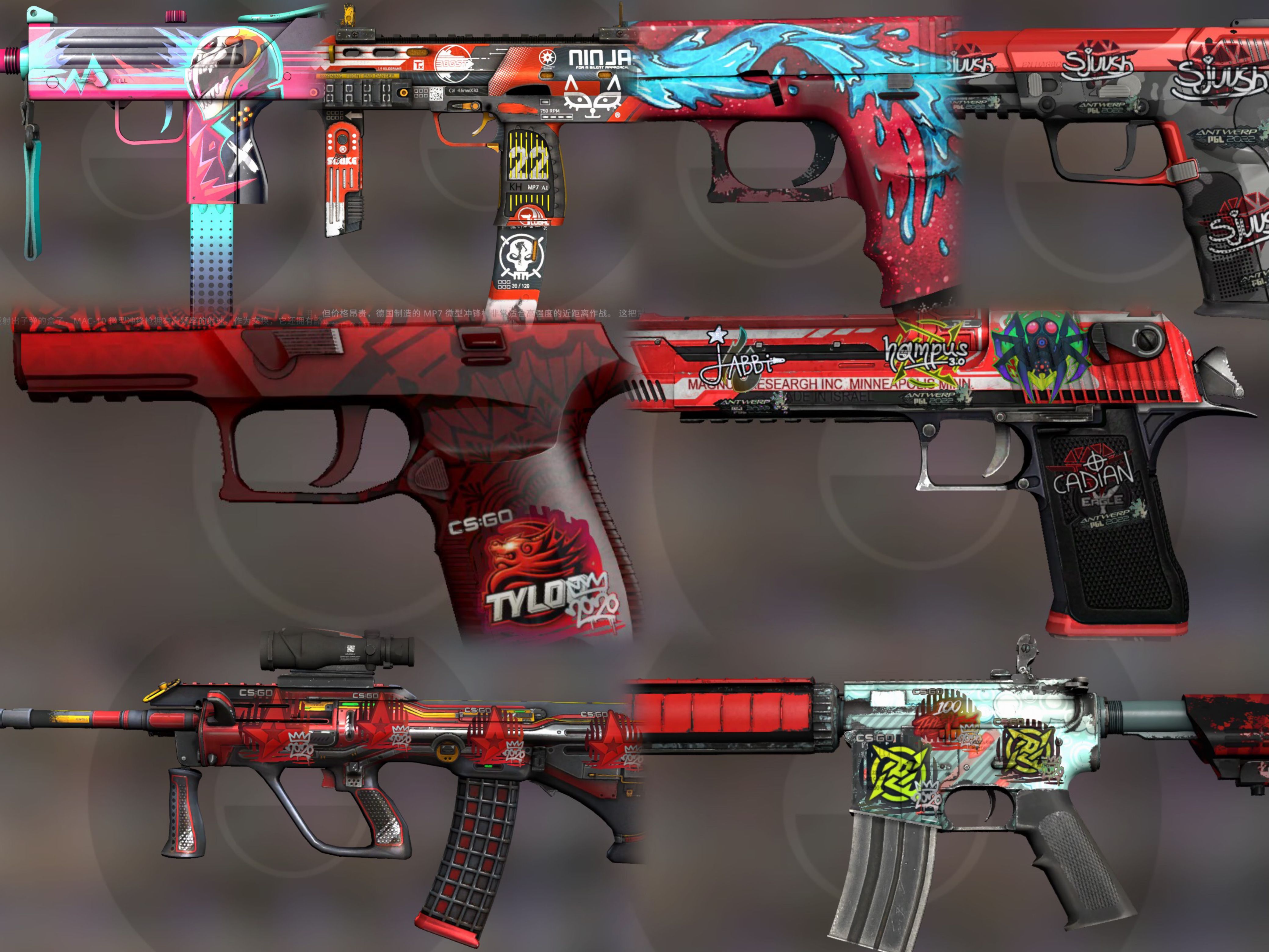 可完美绿5e73猩红头巾82屠夫锯齿 短剑82印花集82二西aw|csgo