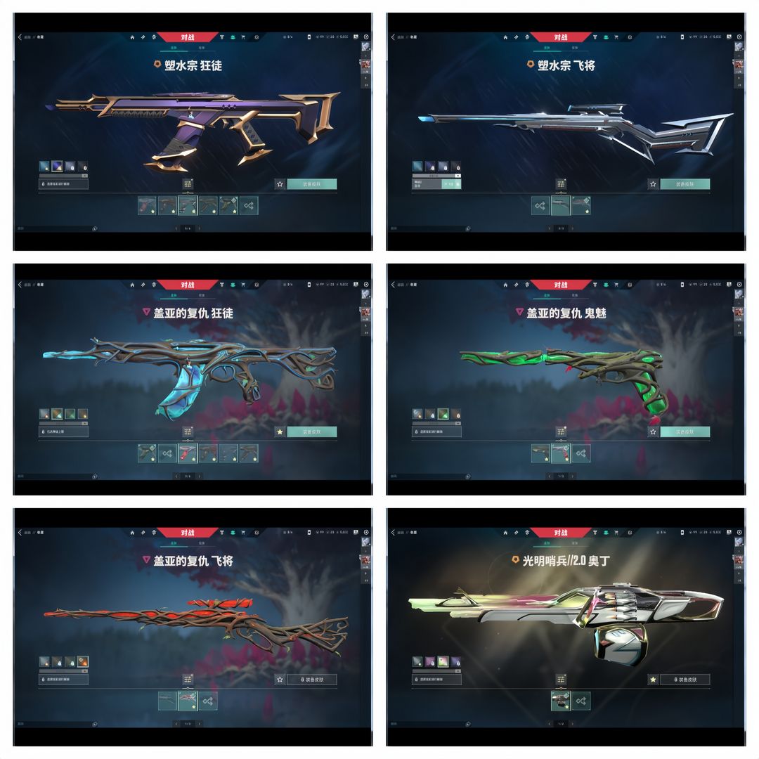 可排位☆2021全球套☆威龙之刃☆机动套☆盖亚套☆VCT☆盖亚套☆塑水套☆弧光异彩☆黑波之刃☆各种散 / 无畏契约-wegame ...