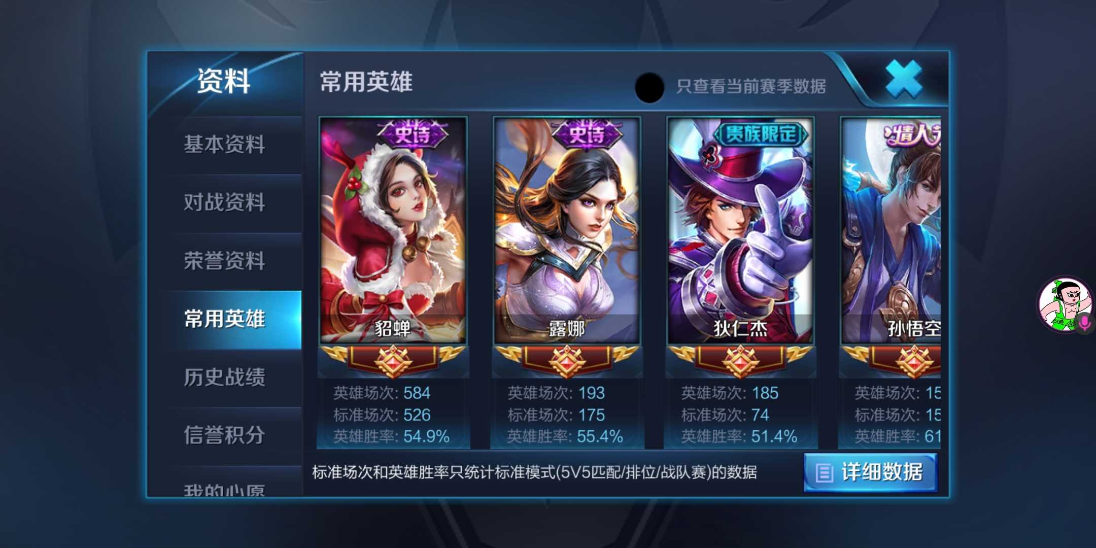 千年之狐此王者荣耀账号已出租0次帐号出租-租号玩