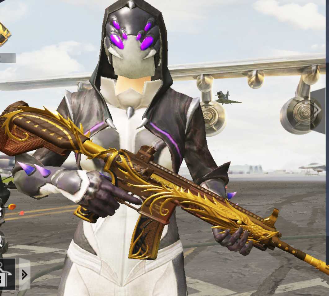 吃鸡娱乐上分必备m4五爪金龙皮肤