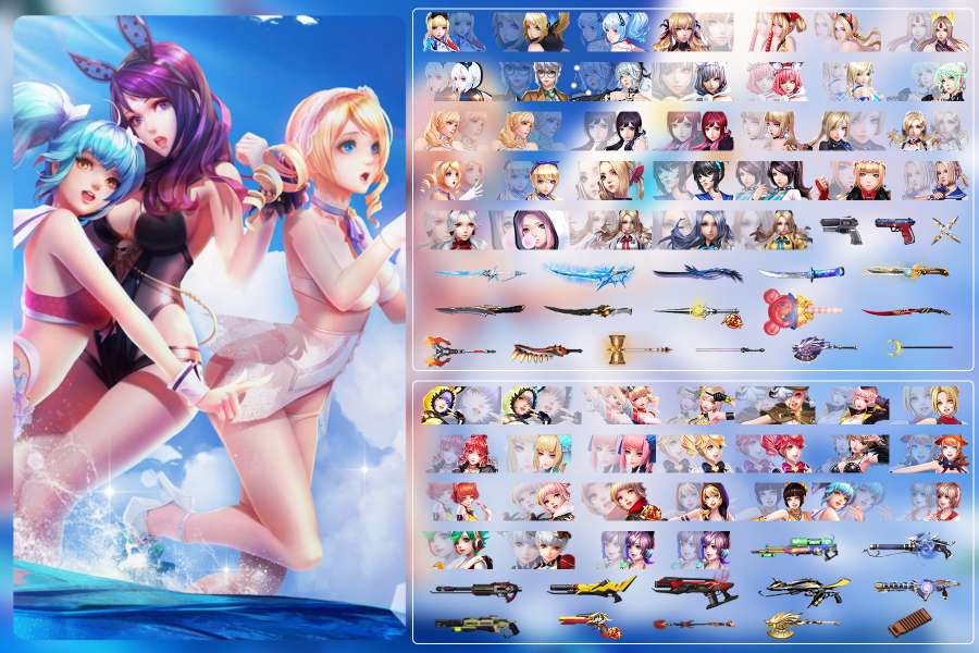 奶妈(婚纱露娜,咖啡厅玛奇朵,花语莉莉丝,文艺部长克劳迪娅,六代泳装