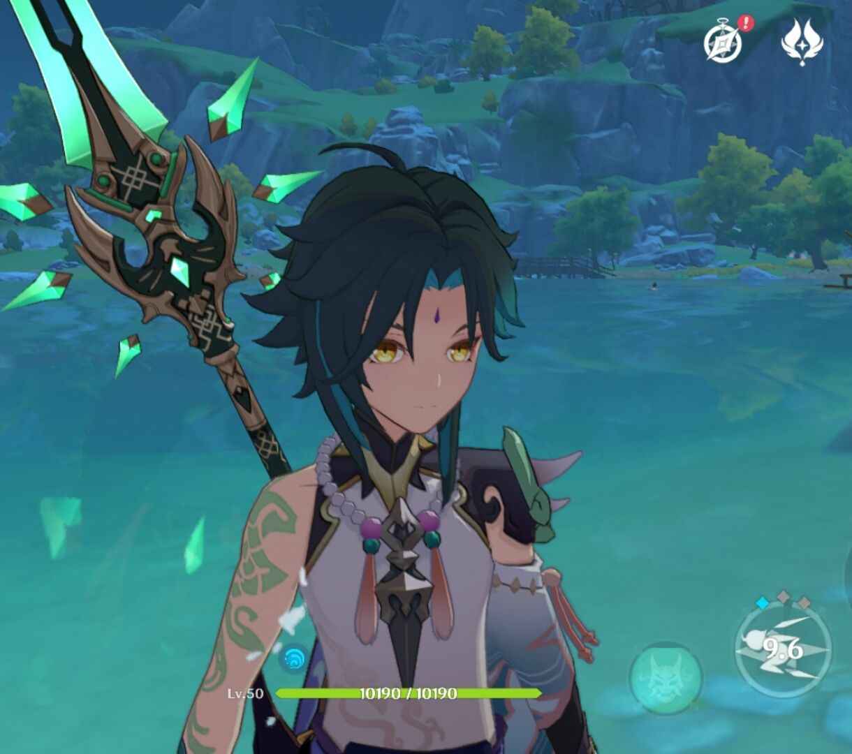 魈满命➕专武,e技能一下4万,快乐风男,你值得拥有_原神(手游)_全区