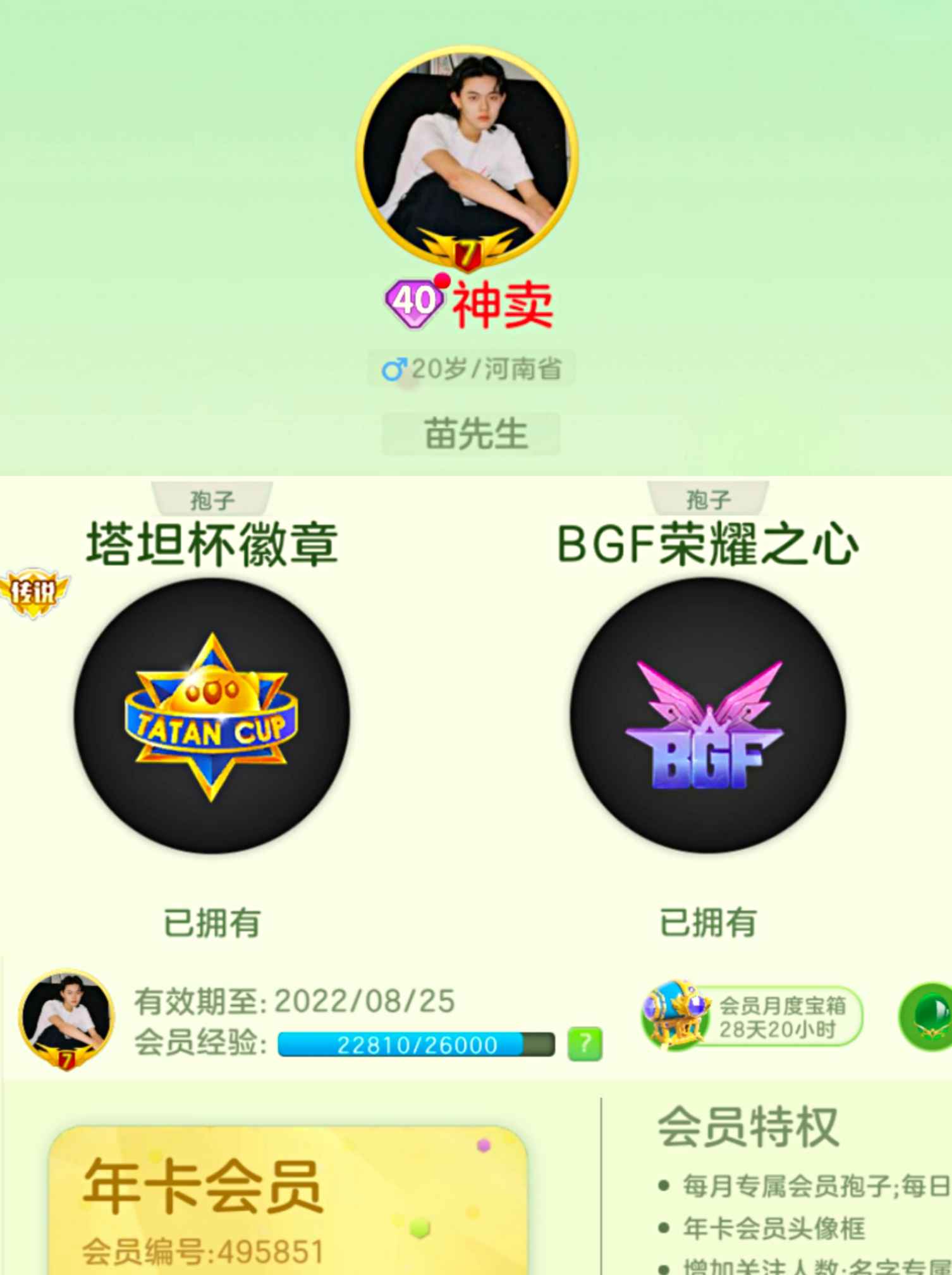 15bgf7815年卡此球球大作战账号已出租276次帐号出租-租号玩