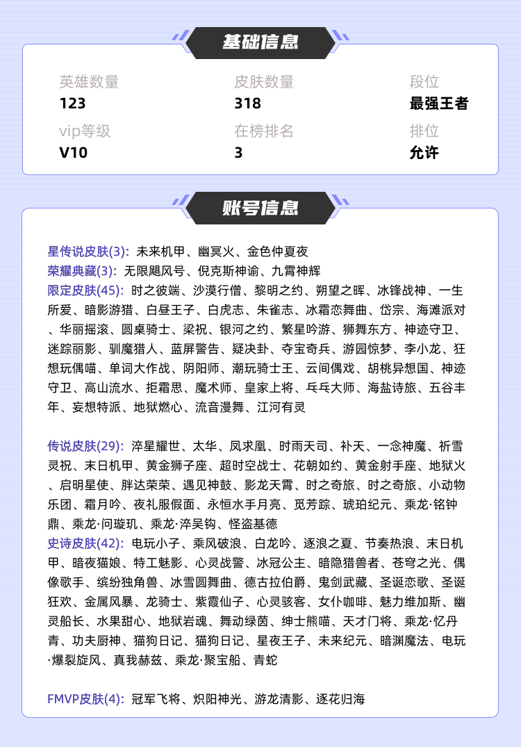 【v10 309皮】龙年限定全套！无双小乔时之魔女，可排位，未禁言，更多皮看图此王者荣耀账号已出租5次帐号出租 租号玩