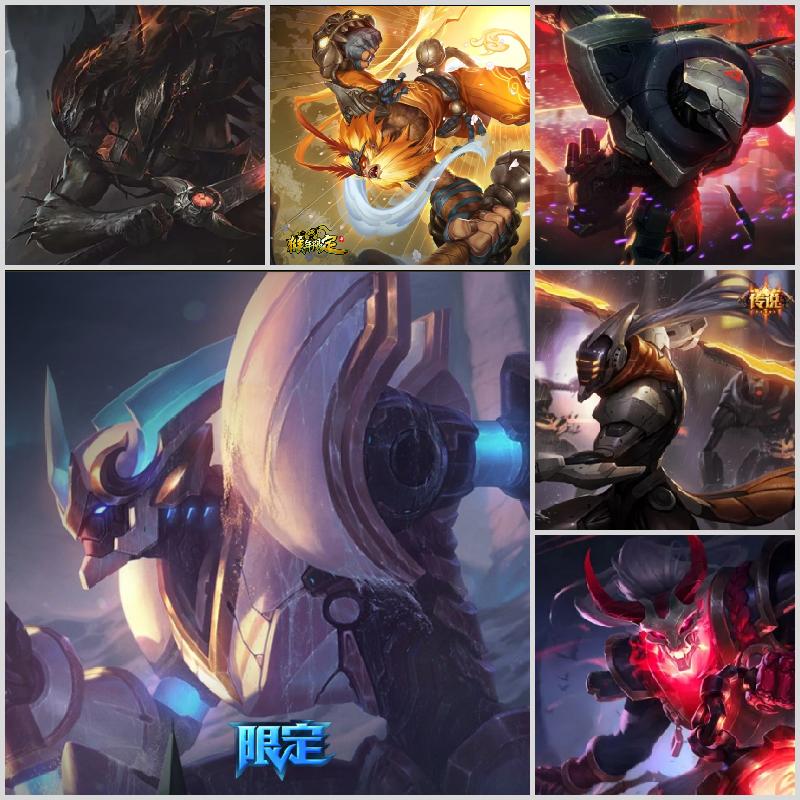 400皮肤/莲华永恩/黑夜亚索/黎明锐雯/海克斯皇子/美猴王