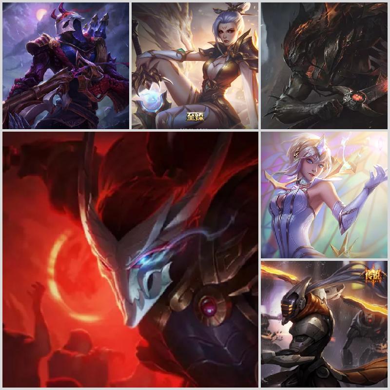 750皮海克斯vn诺手人马皇子鳄鱼大嘴蚂蚱黑夜吸血鬼斩星剑圣